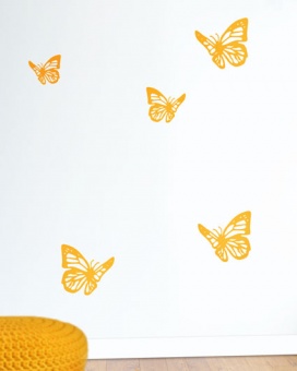 Mini naklejki na ścianę - zestaw Motylki 1